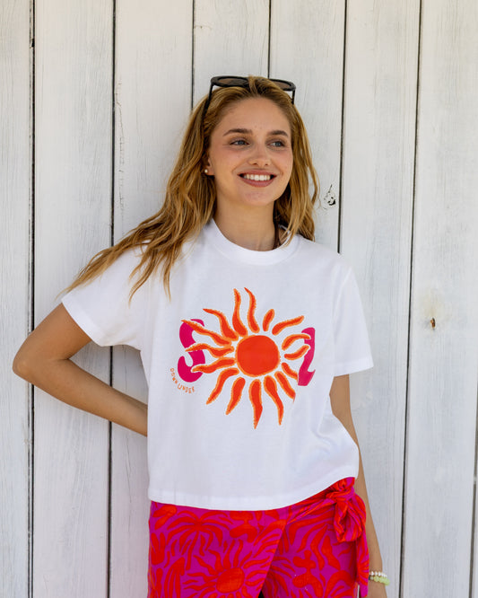 PRE VENTA - Envíos 04.05 // SOL tee - camiseta cropped