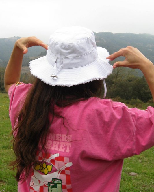 BUCKET HAT Blanco- DOWN UNDER