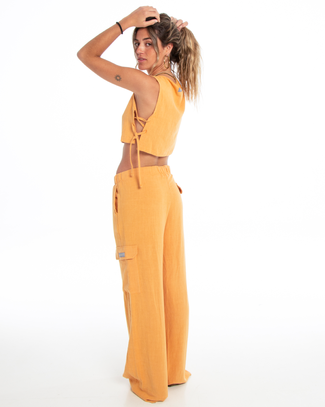 MANGO - Linen trousers