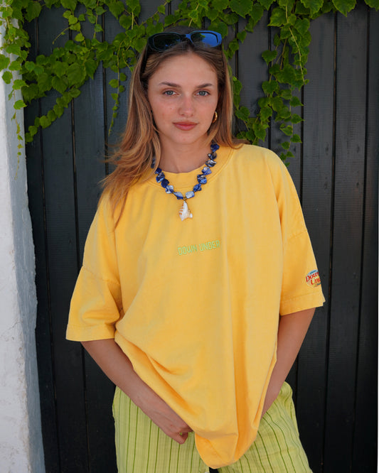 YELLOW FARM TEE - camiseta manga corta