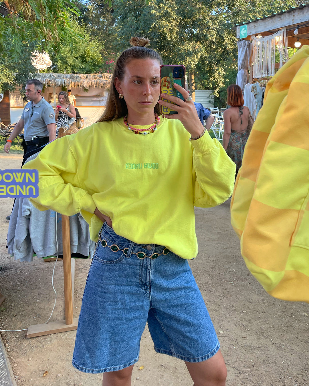 LIME - Oversized Washed Sweatshirt