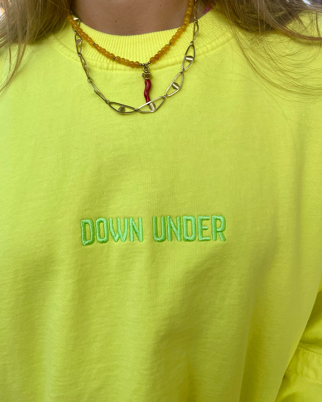 LIME - Oversized Washed Sweatshirt