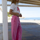 PANTALÓN de rayas - PINK