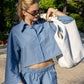 SHIRT – Blue striped