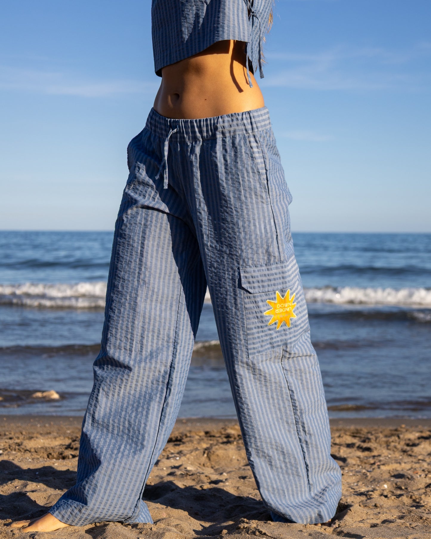 PANTALÓN de rayas - Azul