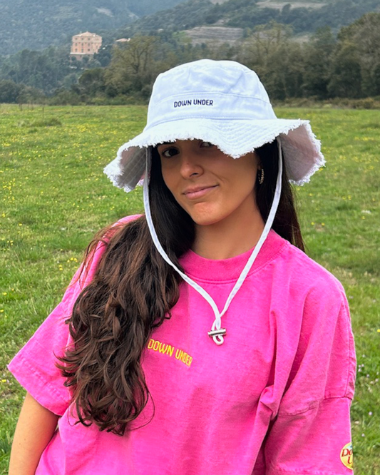 BUCKET HAT Blanco- DOWN UNDER
