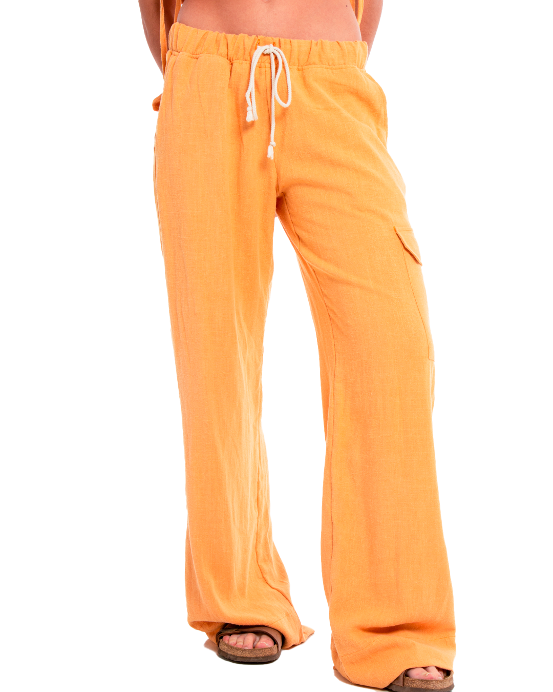 MANGO - Linen trousers