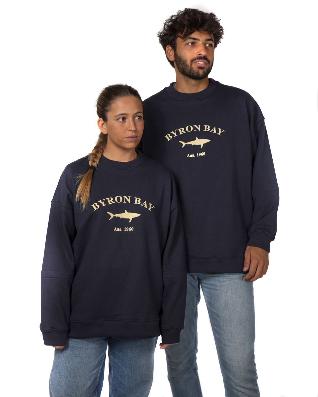 BYRON BAY Blue - Oversized Sweatshirt