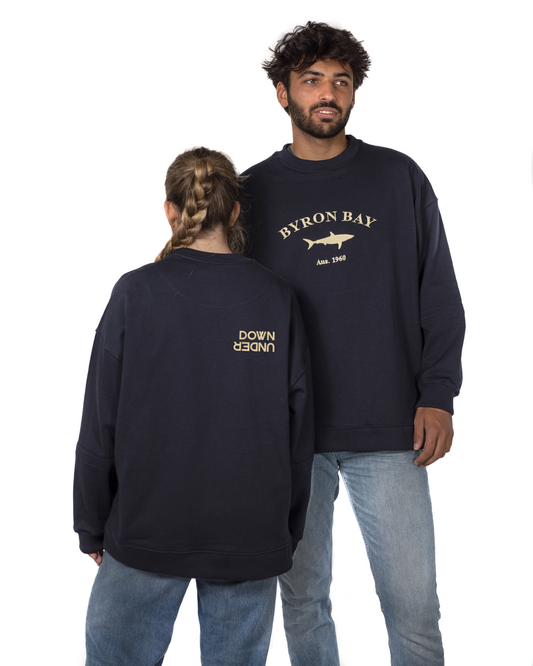 BYRON BAY Blue - Oversized Sweatshirt