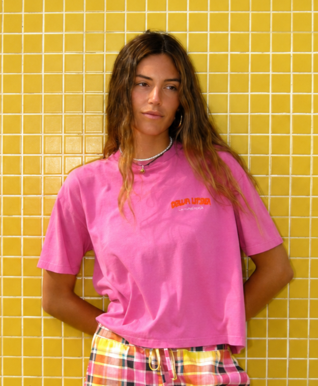 REEF BLOOM tee - camiseta cropped