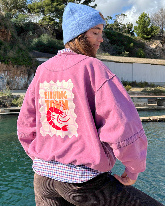 KING PRAWN – Oversized Washed Sweatshirt