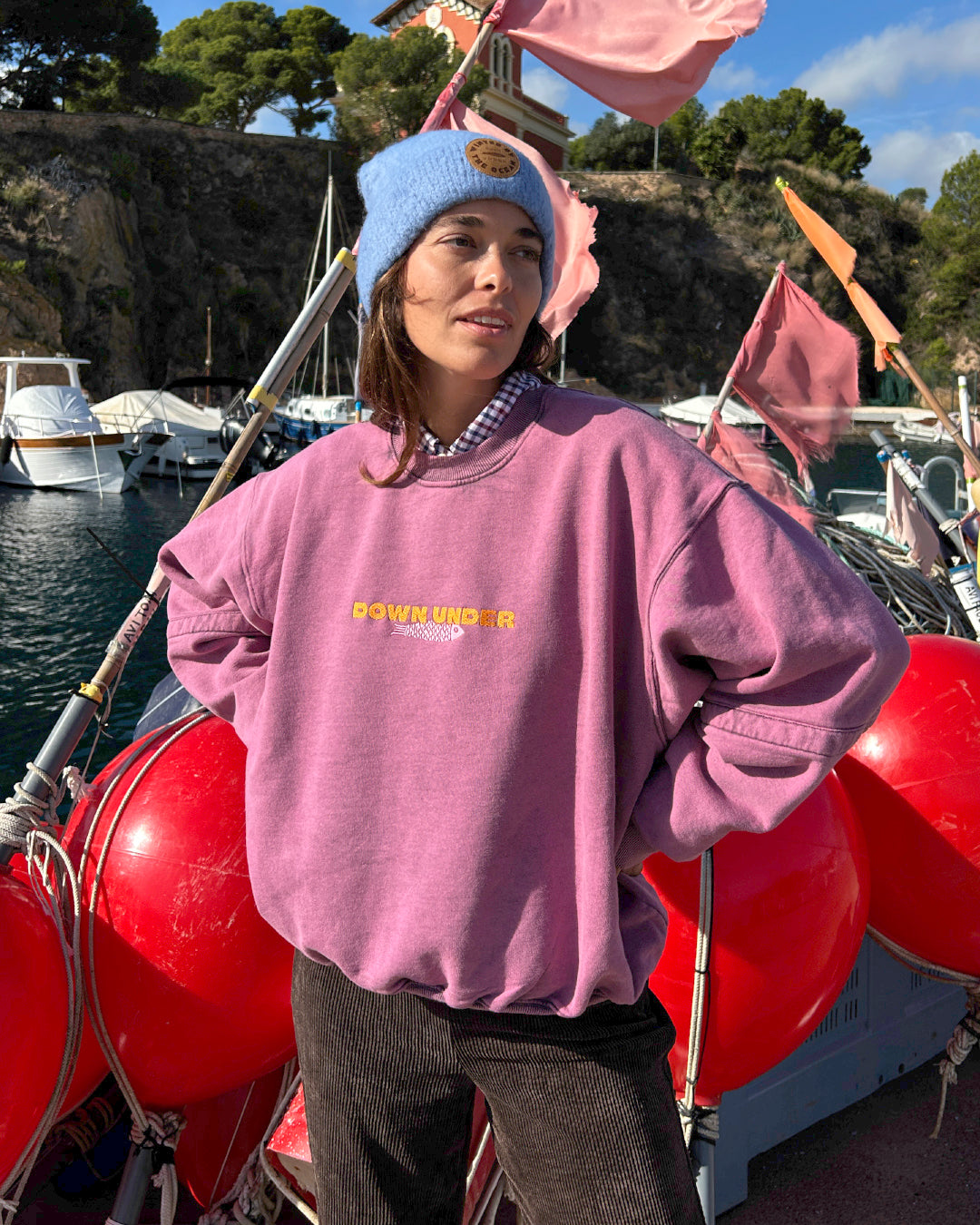 KING PRAWN – Oversized Washed Sweatshirt