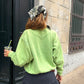 STRAWBERRY - Oversized Washed Sweatshirt