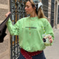 STRAWBERRY - Oversized Washed Sweatshirt