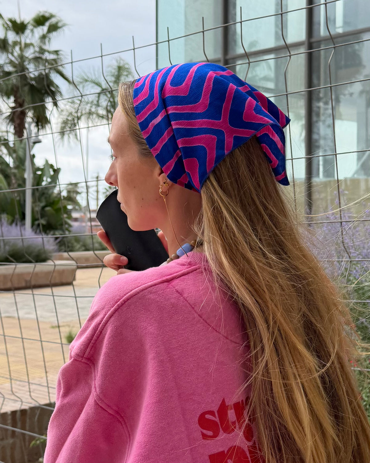 PAÑUELO ZEBRA - Fucsia