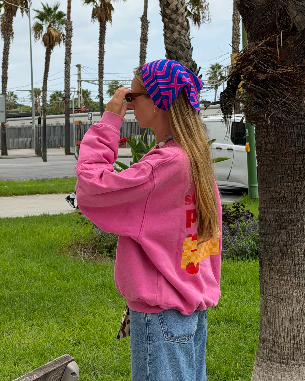 PAÑUELO ZEBRA - Fucsia