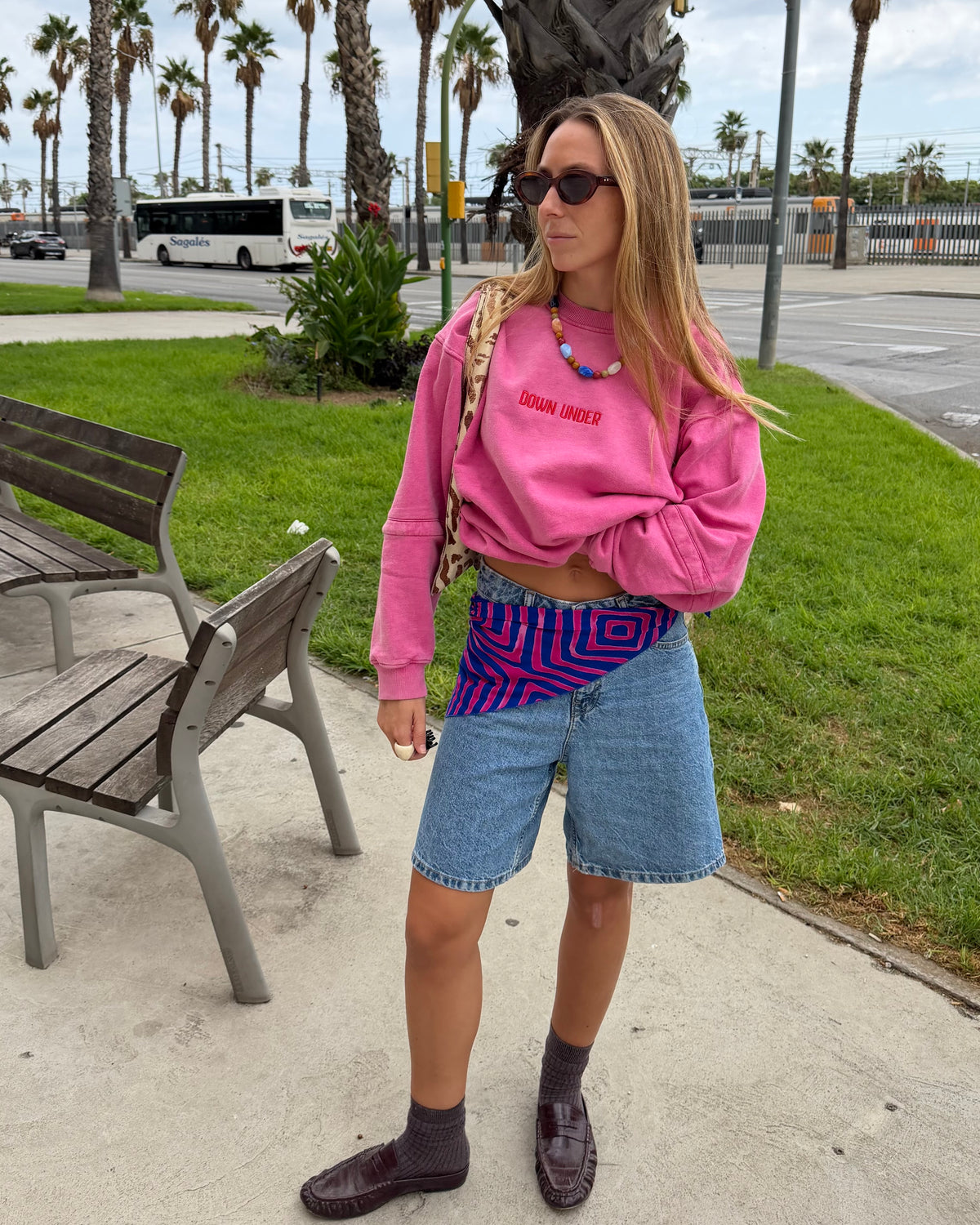 PAÑUELO ZEBRA - Fucsia
