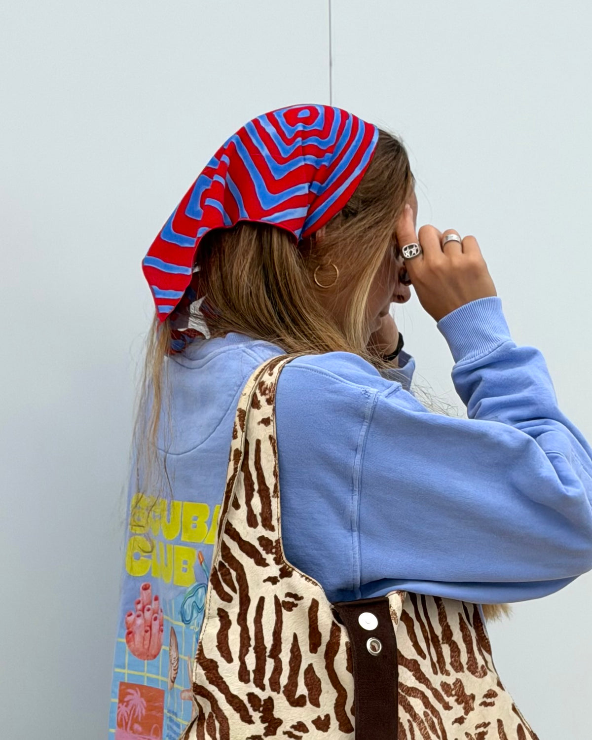 PAÑUELO ZEBRA - Rojo