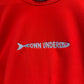 RED - Oversized Washed Sweatshirt