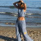 PANTALÓN de rayas - Azul