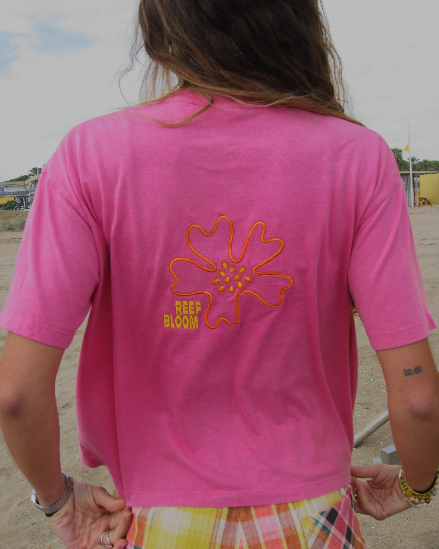 REEF BLOOM tee - camiseta cropped