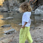 Pantalón vichy amarillo - Wide leg KIDS