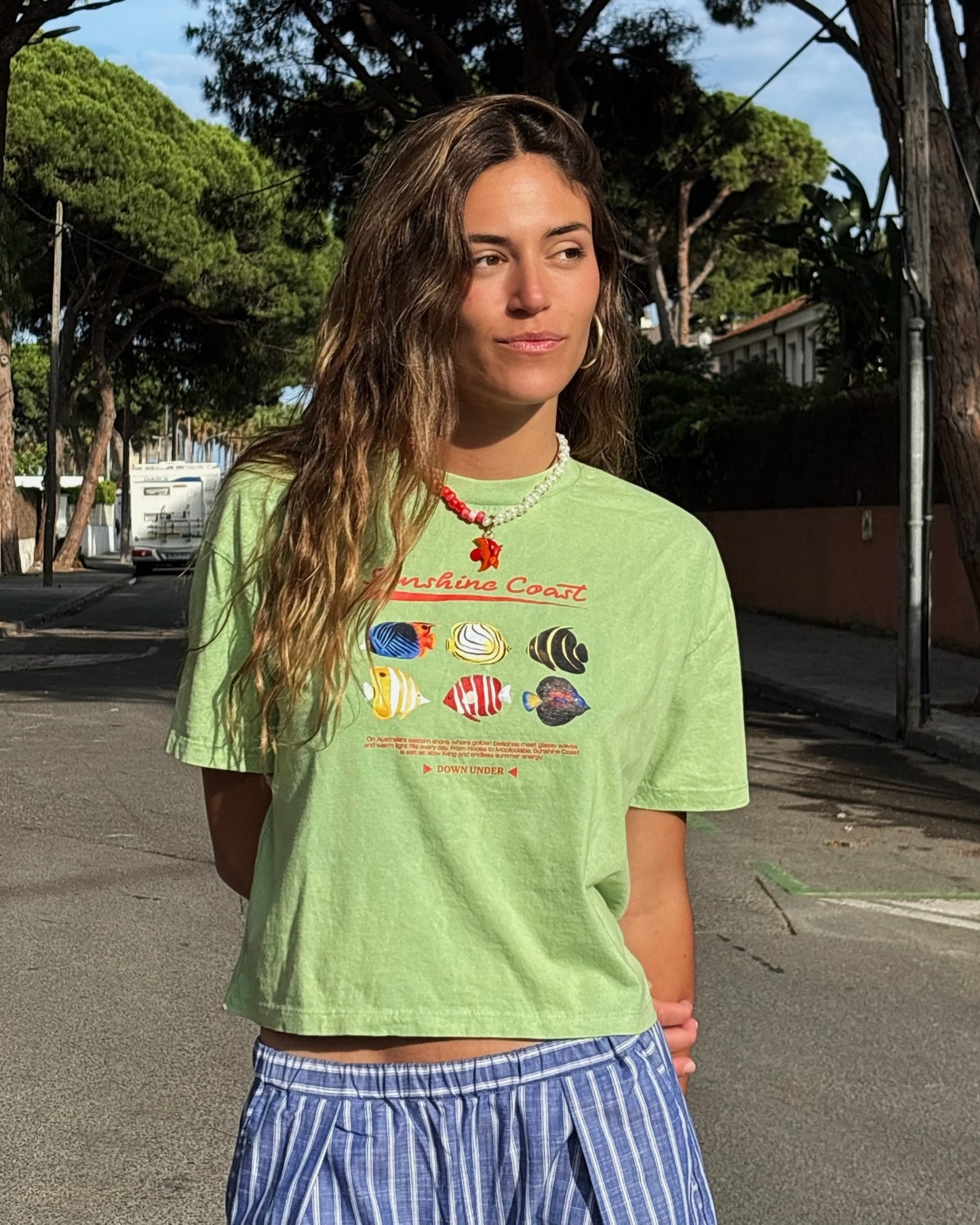 SUNSHINE COAST Cropped T-Shirt