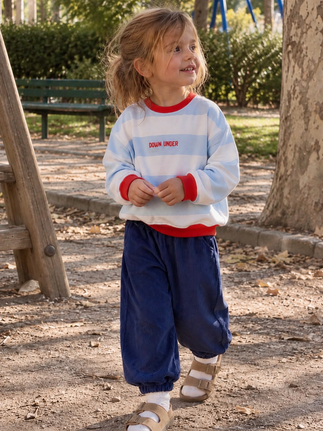 Yellow Gingham Wide Leg Trousers - KIDS
