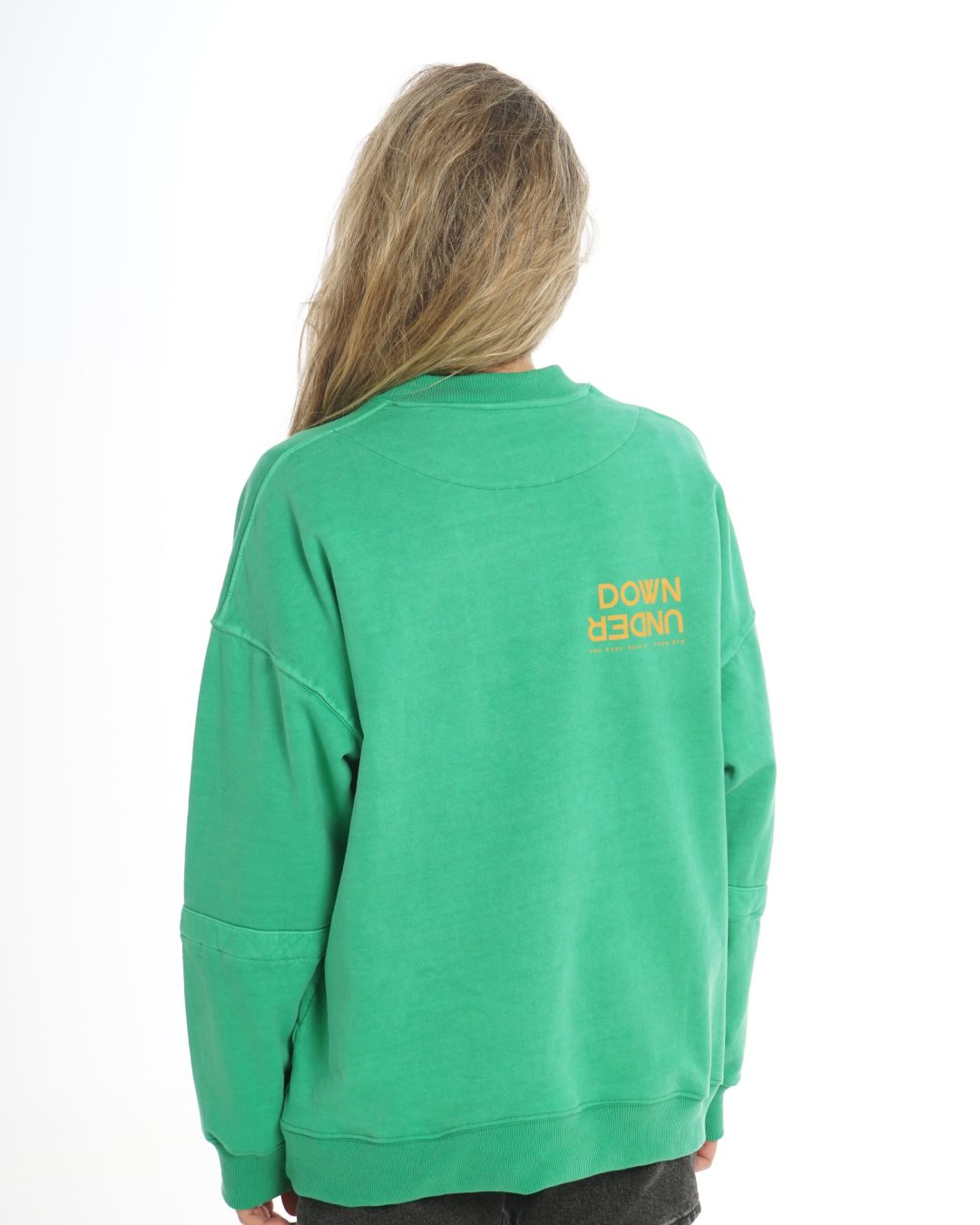 BYRON BAY Verde - Oversized Washed Sweatshirt
